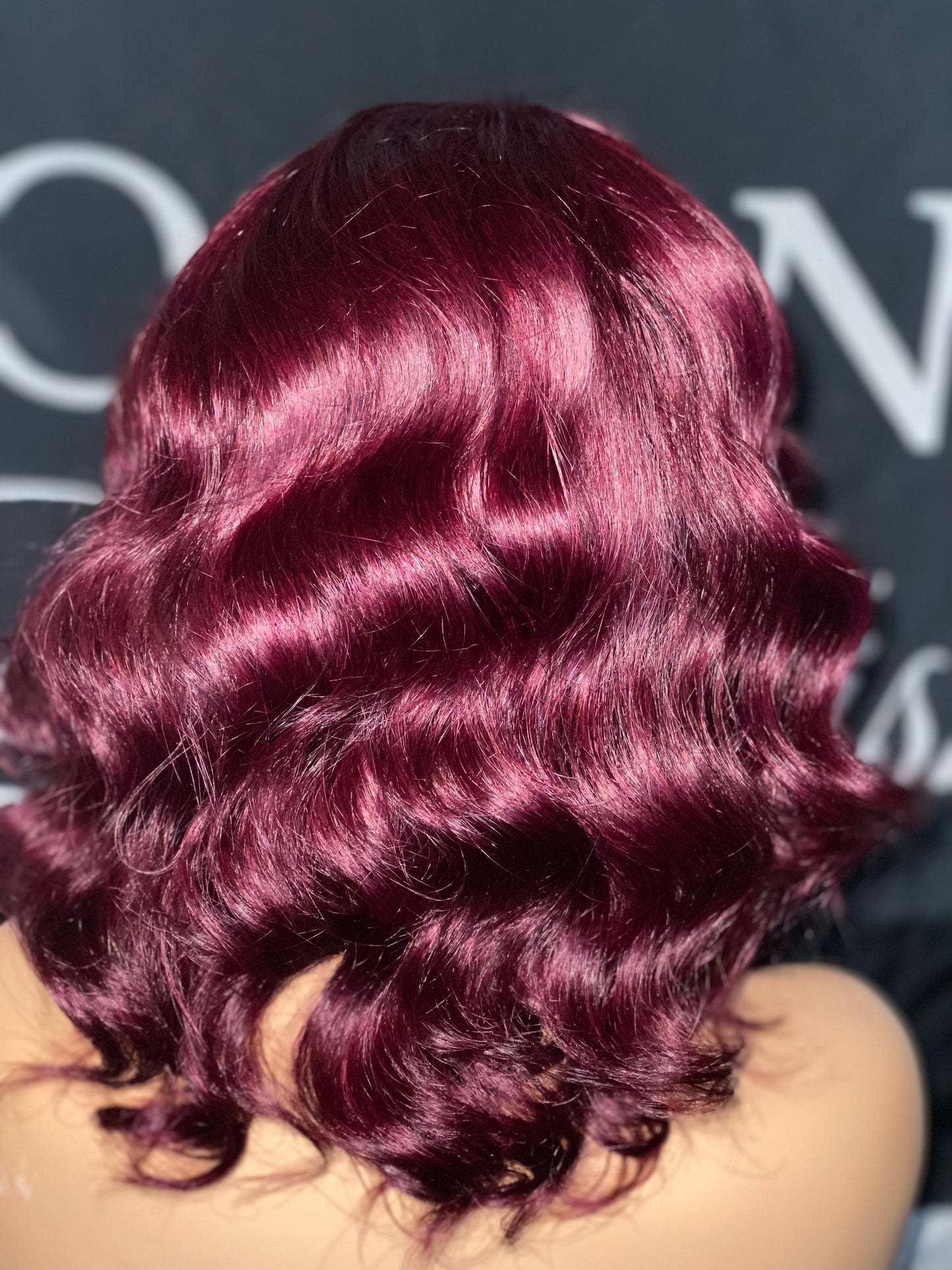 Burgundy Loose Wave Wig