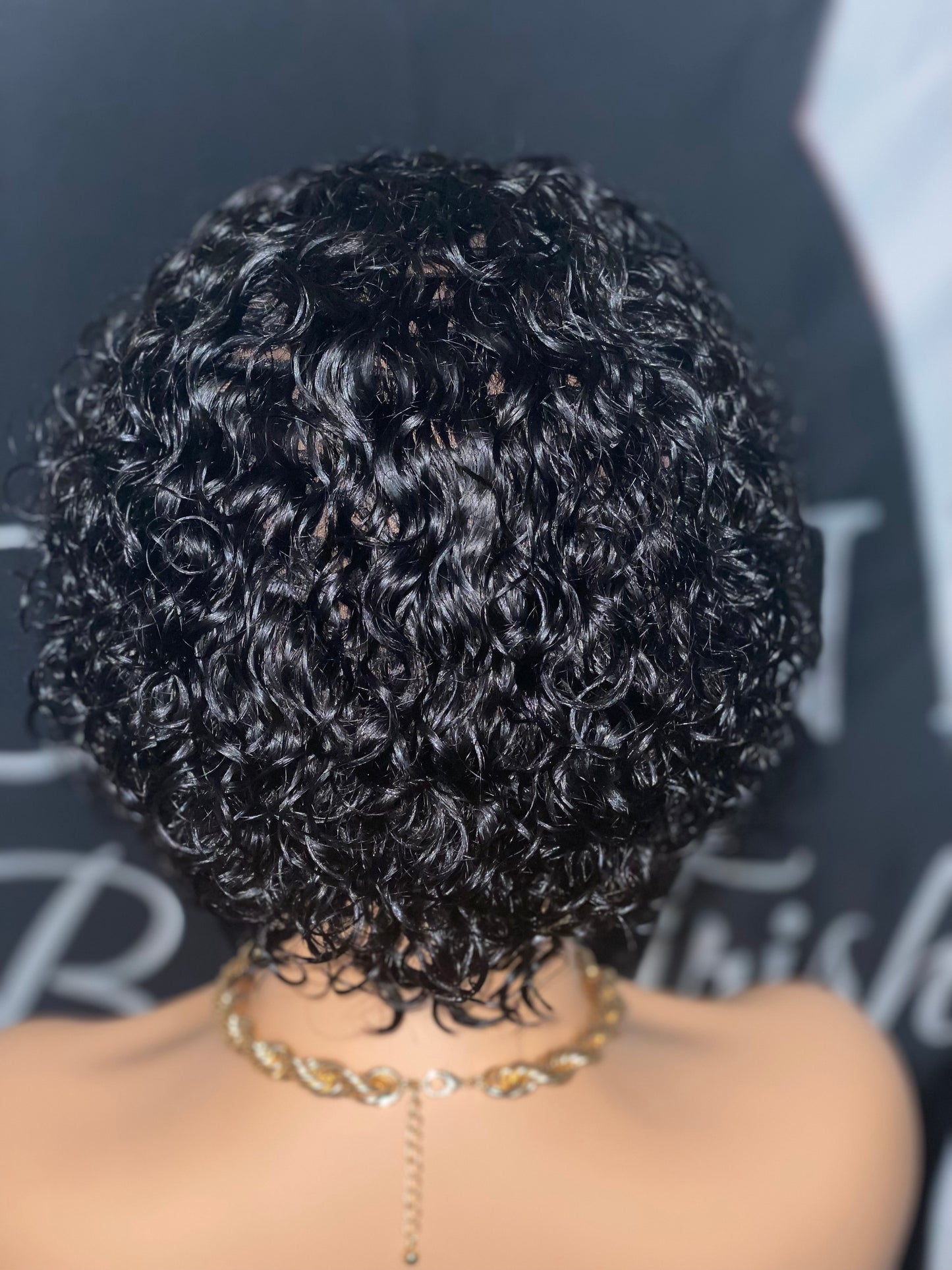 Black Deep Wave Pixie Cut Wig (Bri)