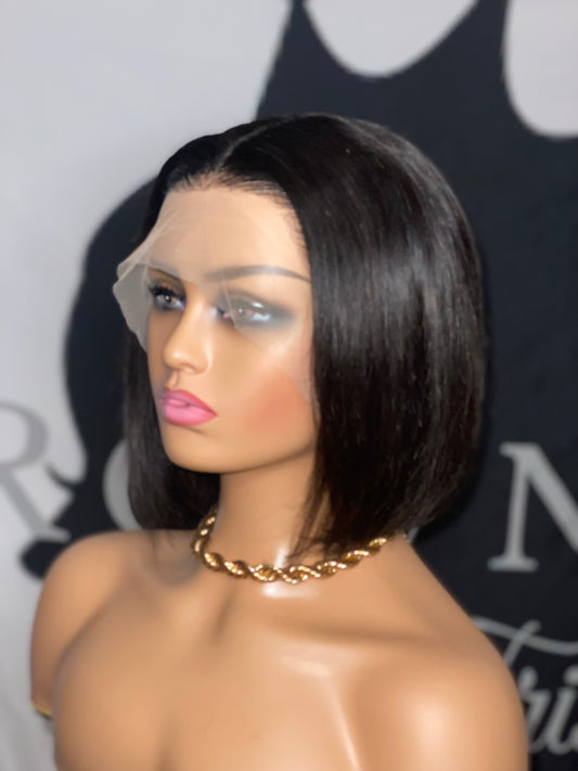 Raw Cambodian 13X4 Transparent Lace Front Wig (Straight)