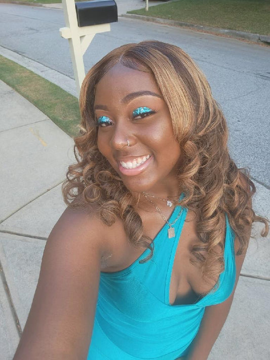 13X4 Transparent Lace Highlight Wig