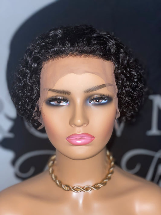 Black Deep Wave Pixie Cut Wig (Bri)