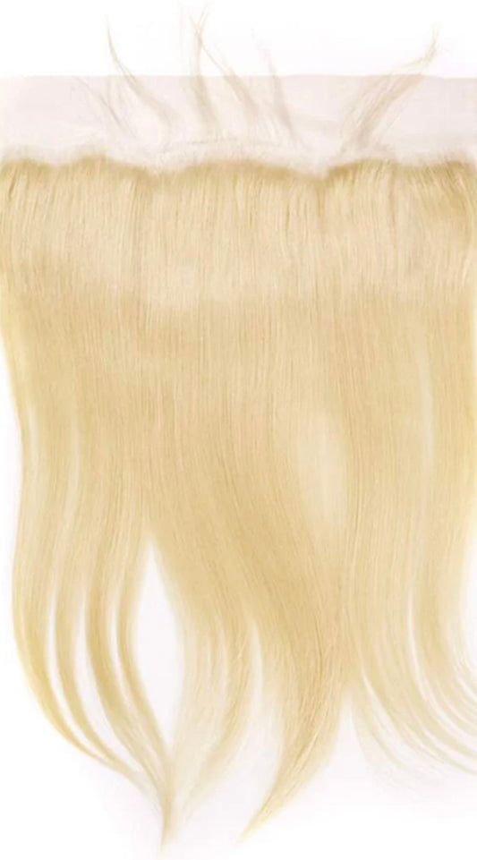 Blonde (613) Mink Virgin 13X4 Transparent Frontal